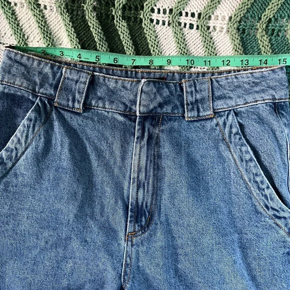 Urban Outfitters BDG Utility Cargo Front Knee Pocket Denim Blue Jeans Womens 29 - Picture 6 of 9